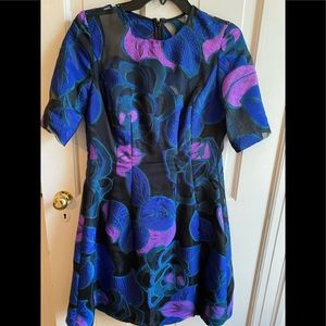 Lela Rose Black Tie Dress